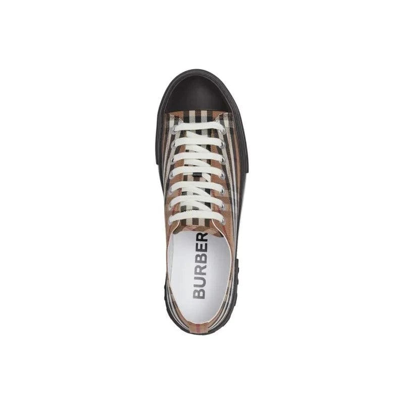 Burberry Vintage Check Lace Up Sneaker Beige Brown | Banlieue91