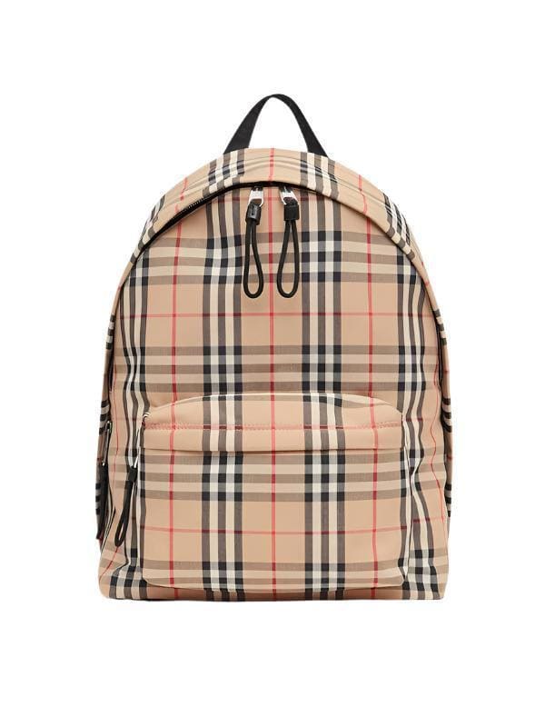Burberry Vintage Check Nylon Backpack | Banlieue91