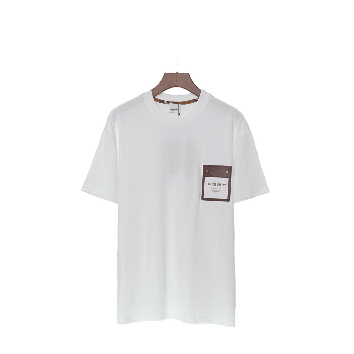 Burberry White Cotton Crew Neck T-Shirt – Classic Casual Elegance | Banlieue91