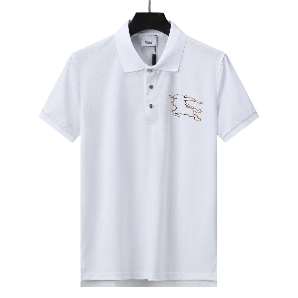 Burberry White T-Shirt With Collar | Banlieue91