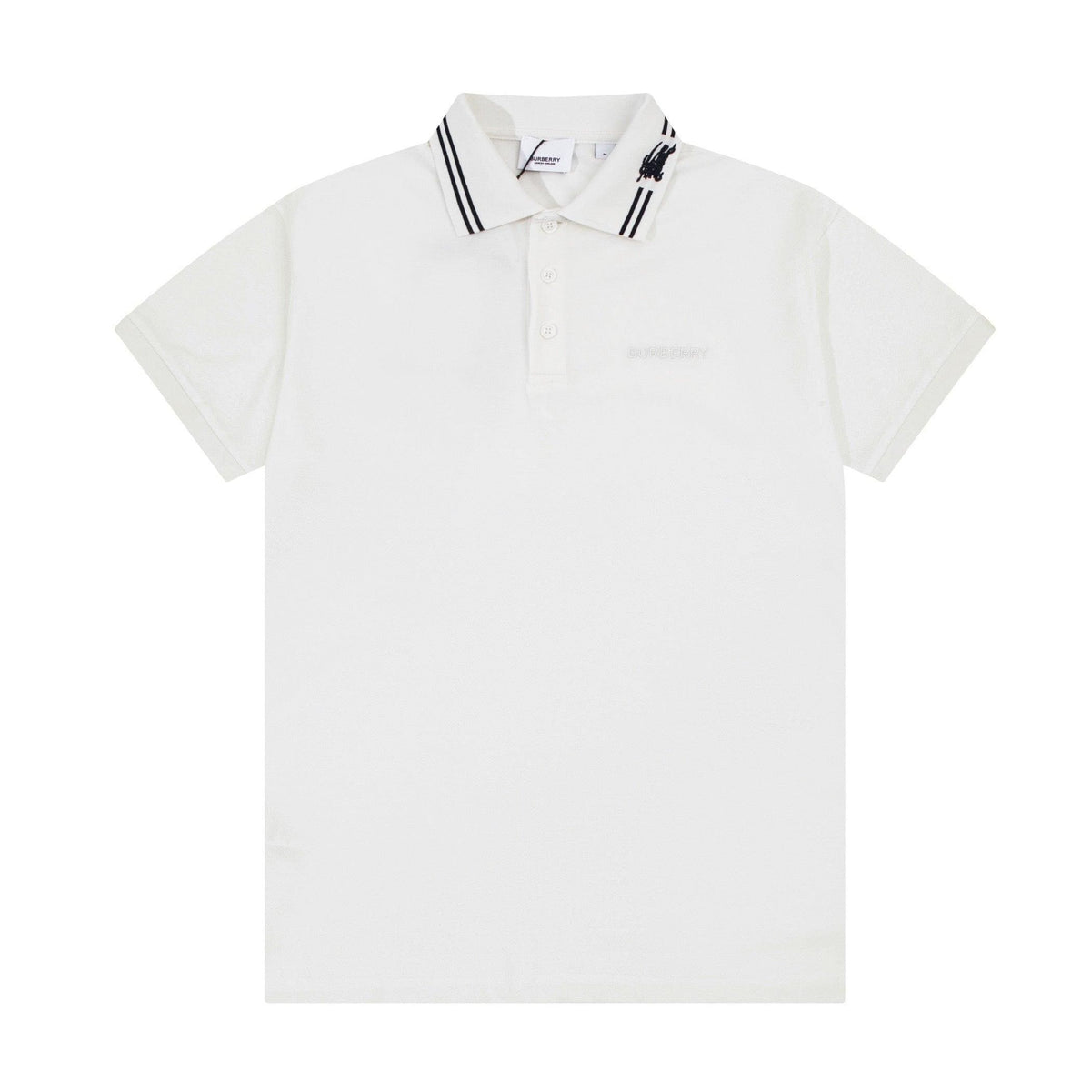 Burberry White T-Shirt With Collar | Banlieue91
