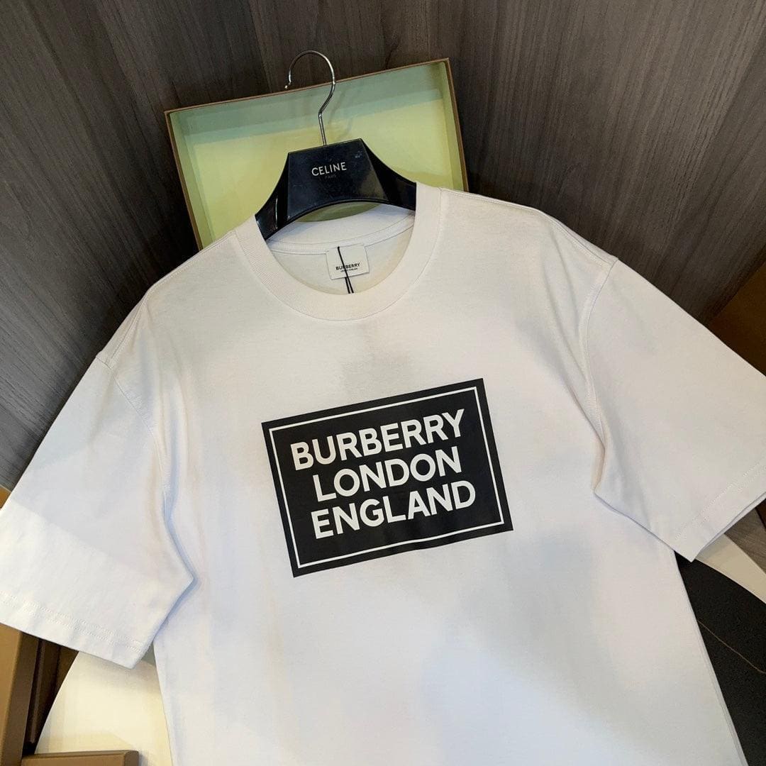 Burberry White T-Shirt Without Collar | Banlieue91