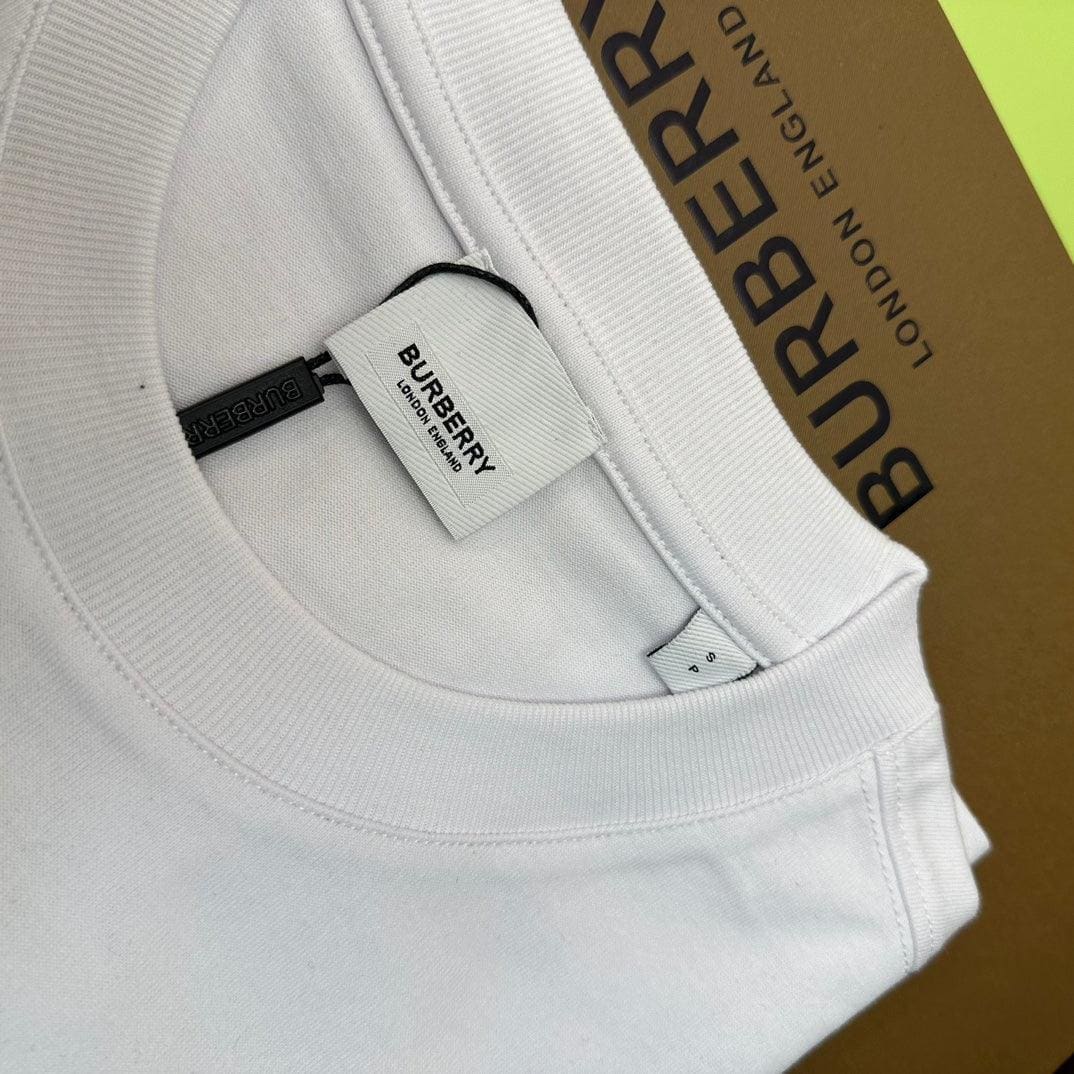 Burberry White T-Shirt Without Collar | Banlieue91