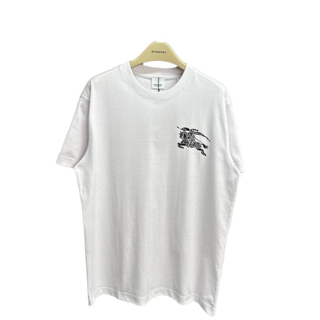 Burberry White T-Shirt Without Collar | Banlieue91