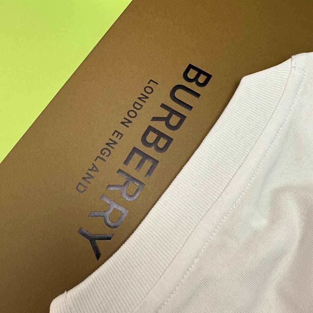 Burberry White T-Shirt Without Collar | Banlieue91
