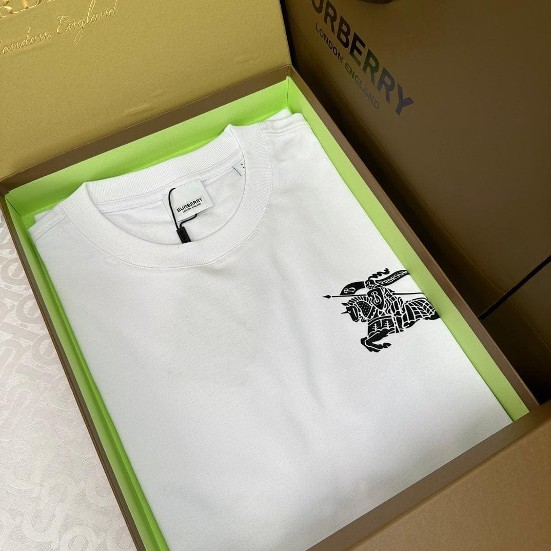 Burberry White T-Shirt Without Collar | Banlieue91
