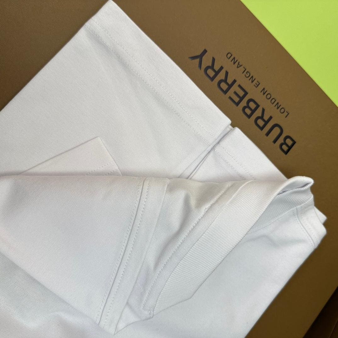 Burberry White T-Shirt Without Collar | Banlieue91
