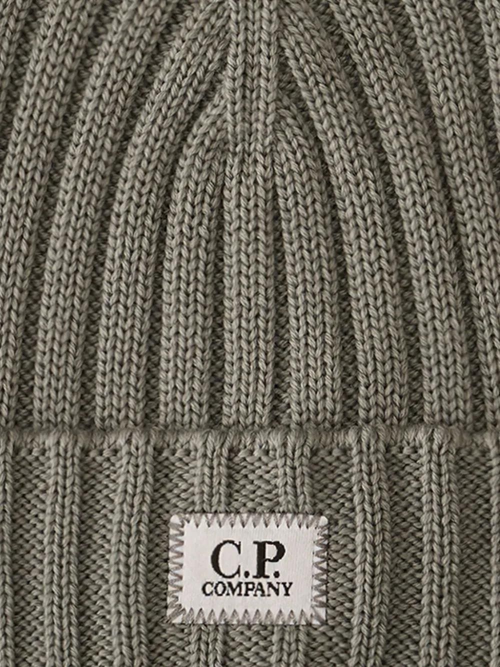 C.P.COMPANY Ribbed Wool Beanie Hat for Men | Banlieue91