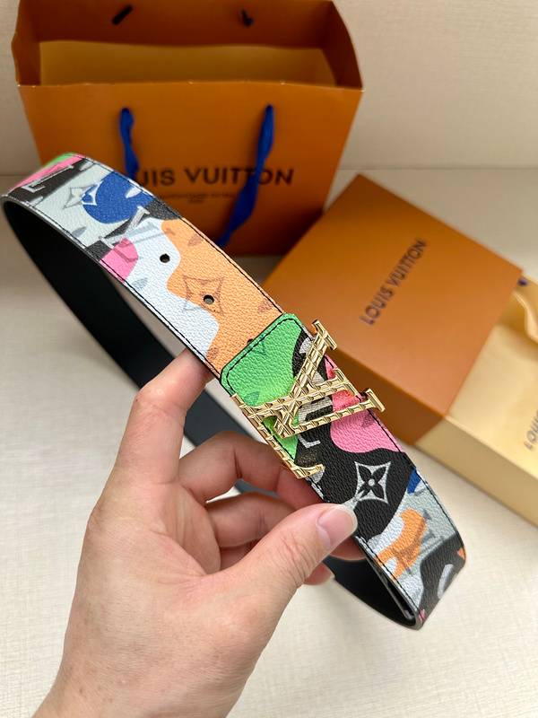 Louis Vuitton LV Initials Reversible Belt 'Multicolor' - Banlieue91