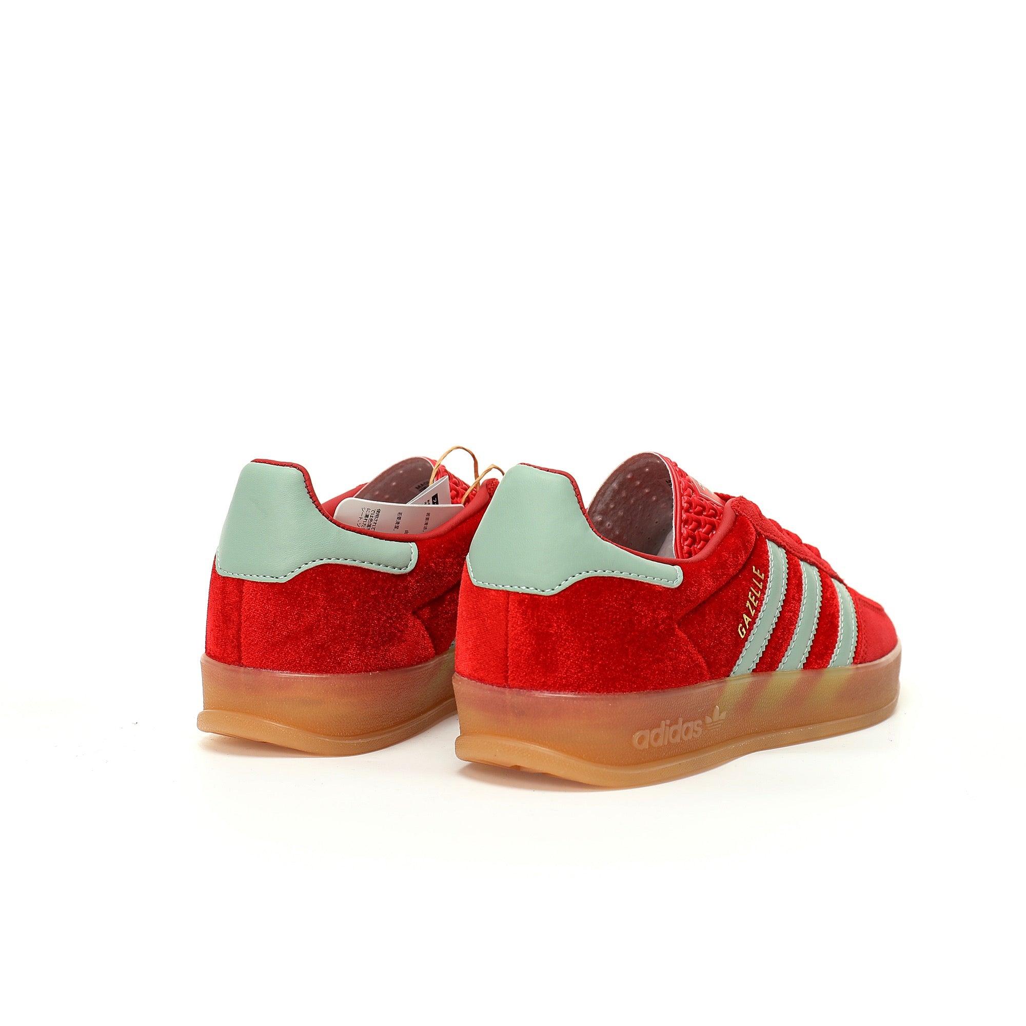 Adidas Originals Gazelle Indoor 'Better Scarlet Green Velvet' - Banlieue91 -