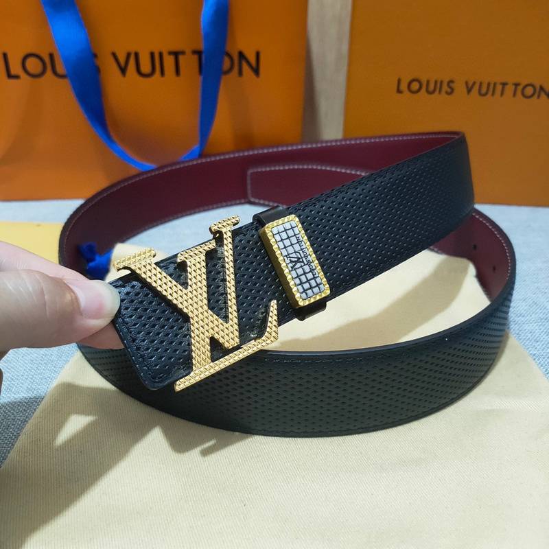 Louis Vuitton Belt 'Black/Red' - Banlieue91