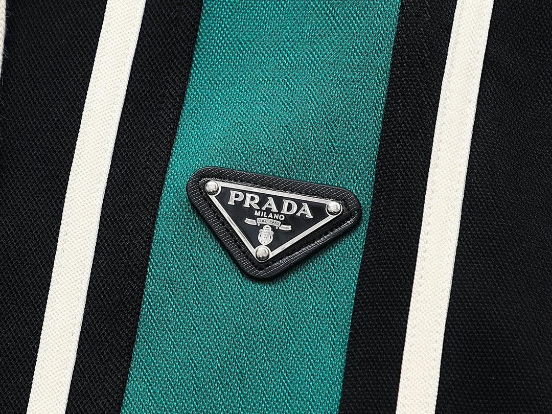 Prada Long Pant 'Black/Green' - Banlieue91