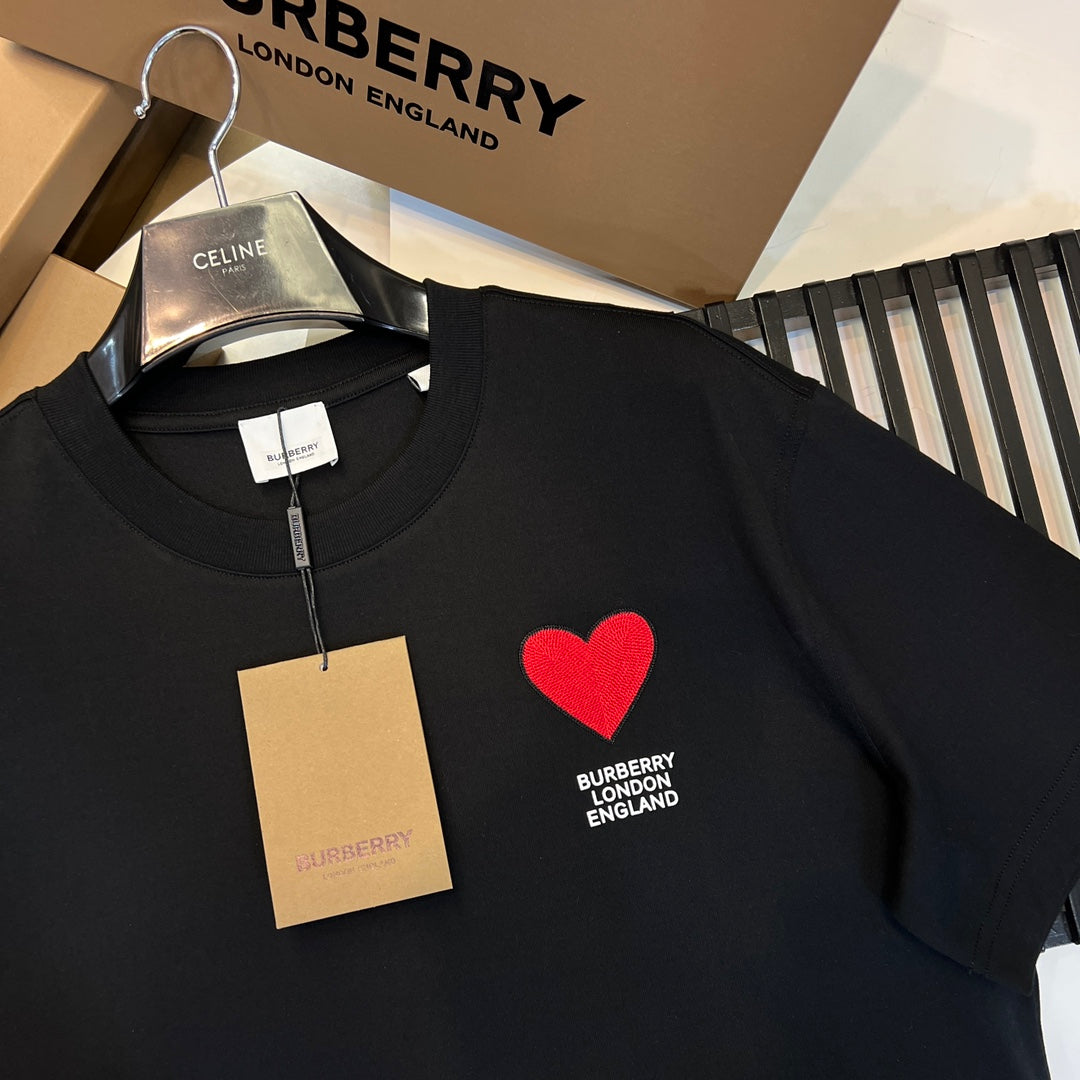 Burberry T-Shirt Without Collar 'Black' - Banlieue91