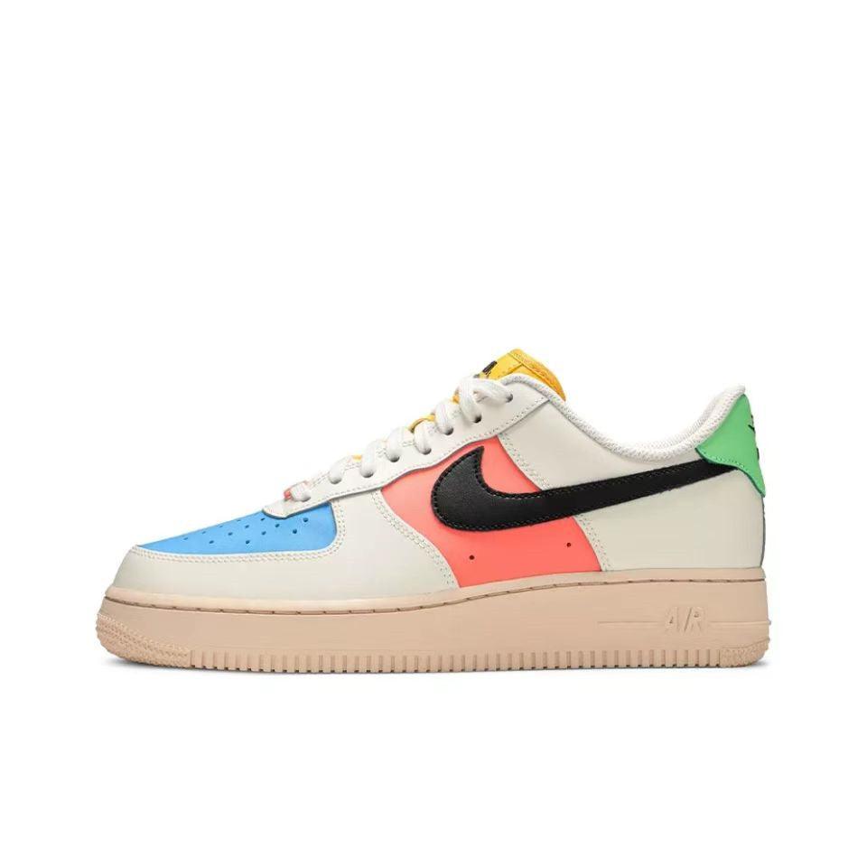 Nike Air Force 1 'Sail White Mango Orange Blue' - Banlieue91