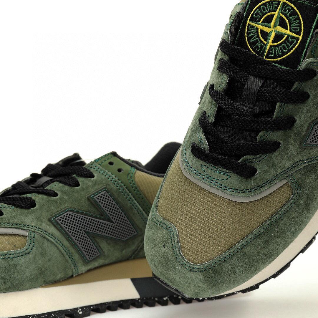 New Balance 574 Legacy Stone Island Dark Green - Banlieue91