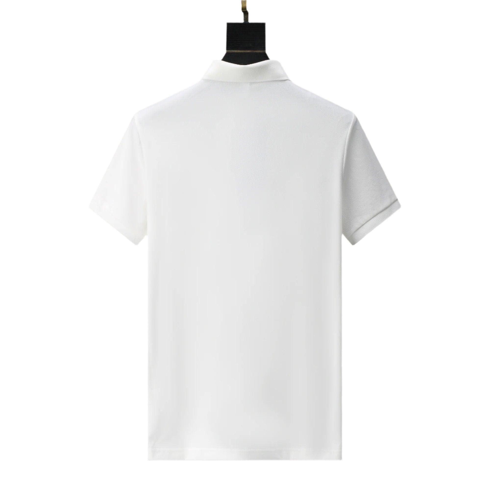 Dior White T-Shirt With Collar - Banlieue91