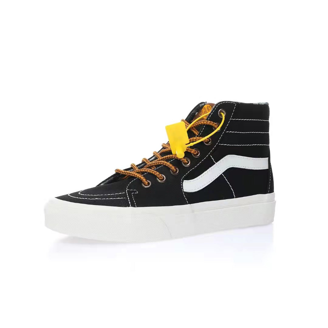 Vans Sk8-Hi Ca Throwback "Black/White/Brown" - Banlieue91 -