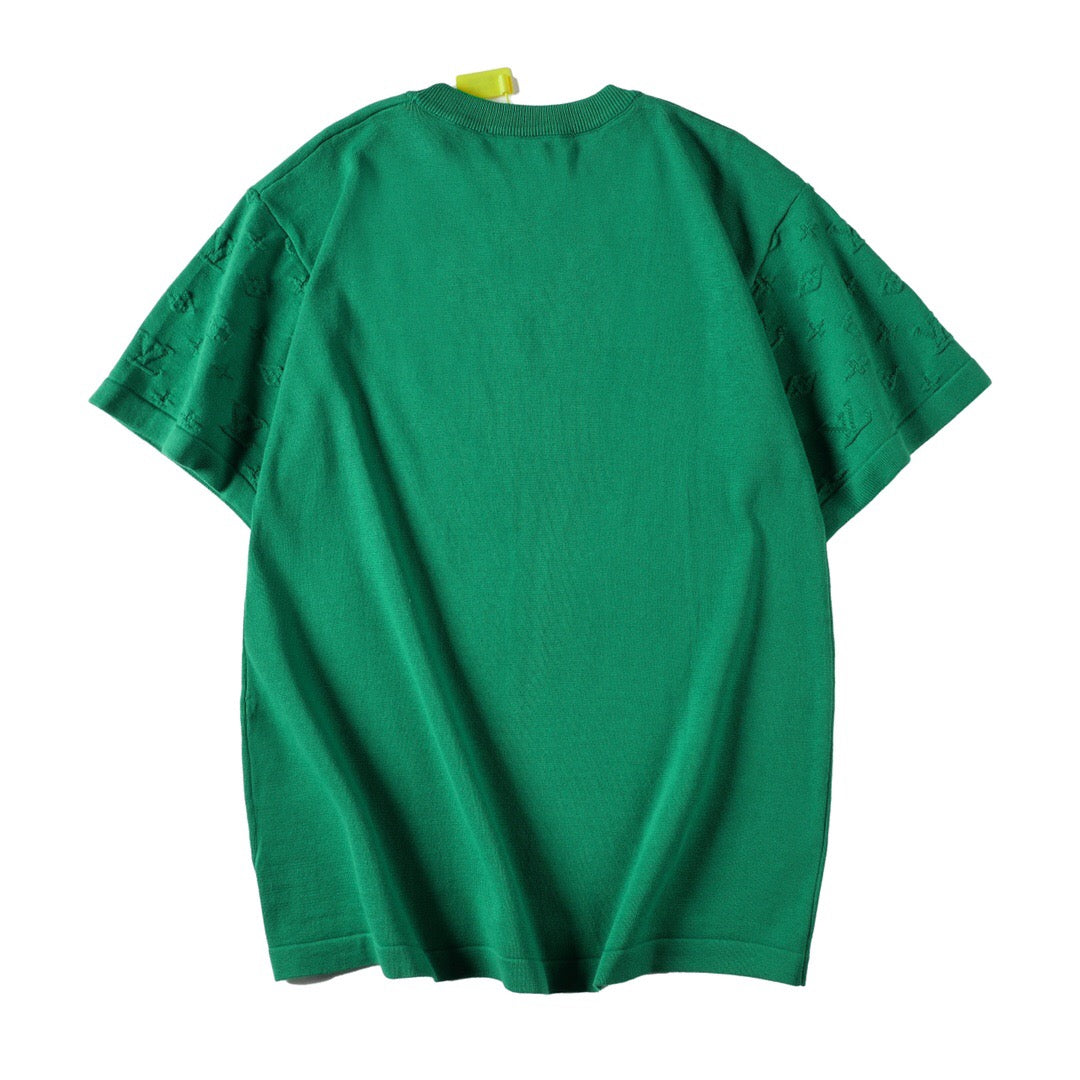 Louis Vuitton T-Shirt Without Collar 'Green' - Banlieue91