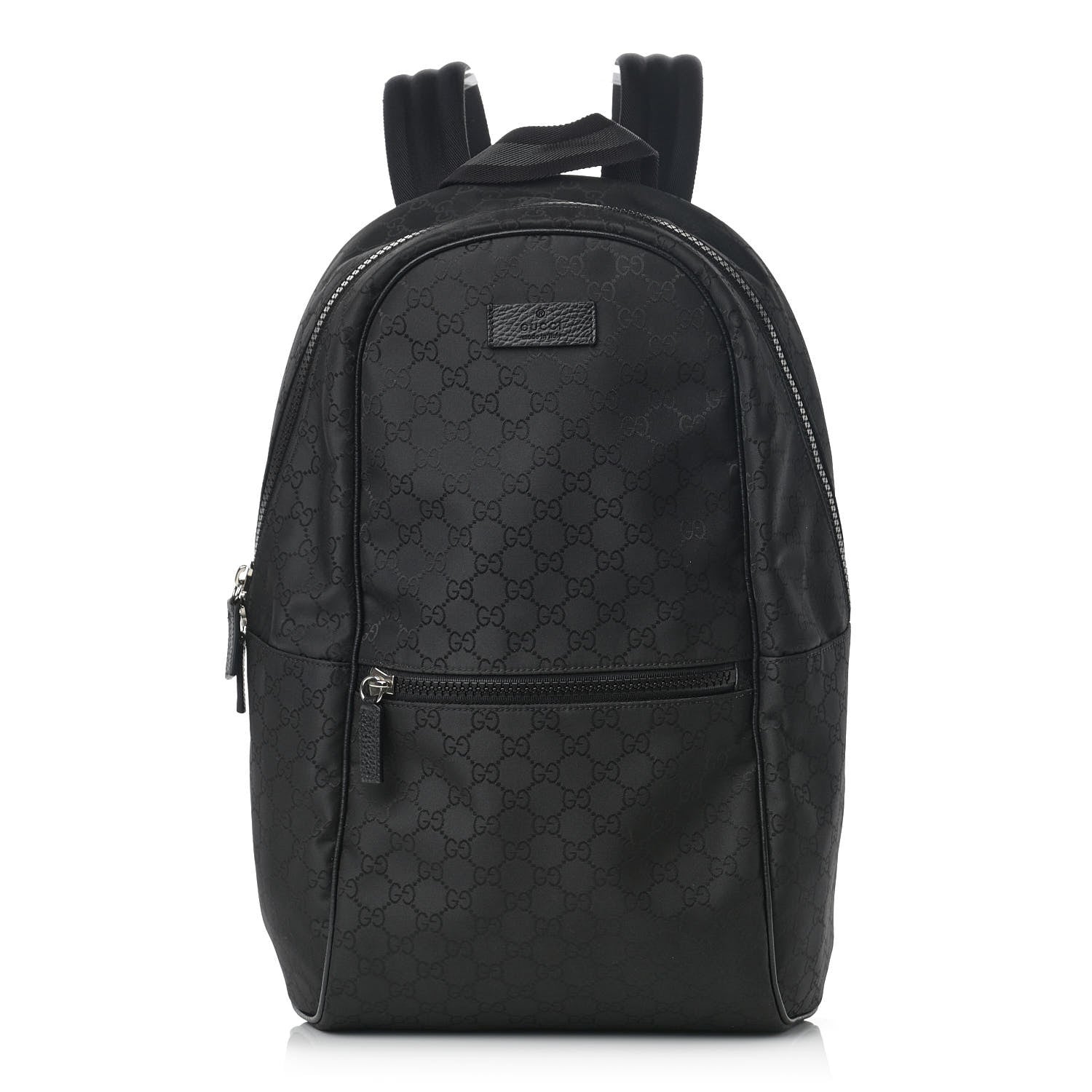 Gucci Nylon Monogram Slim Backpack Black - Banlieue91