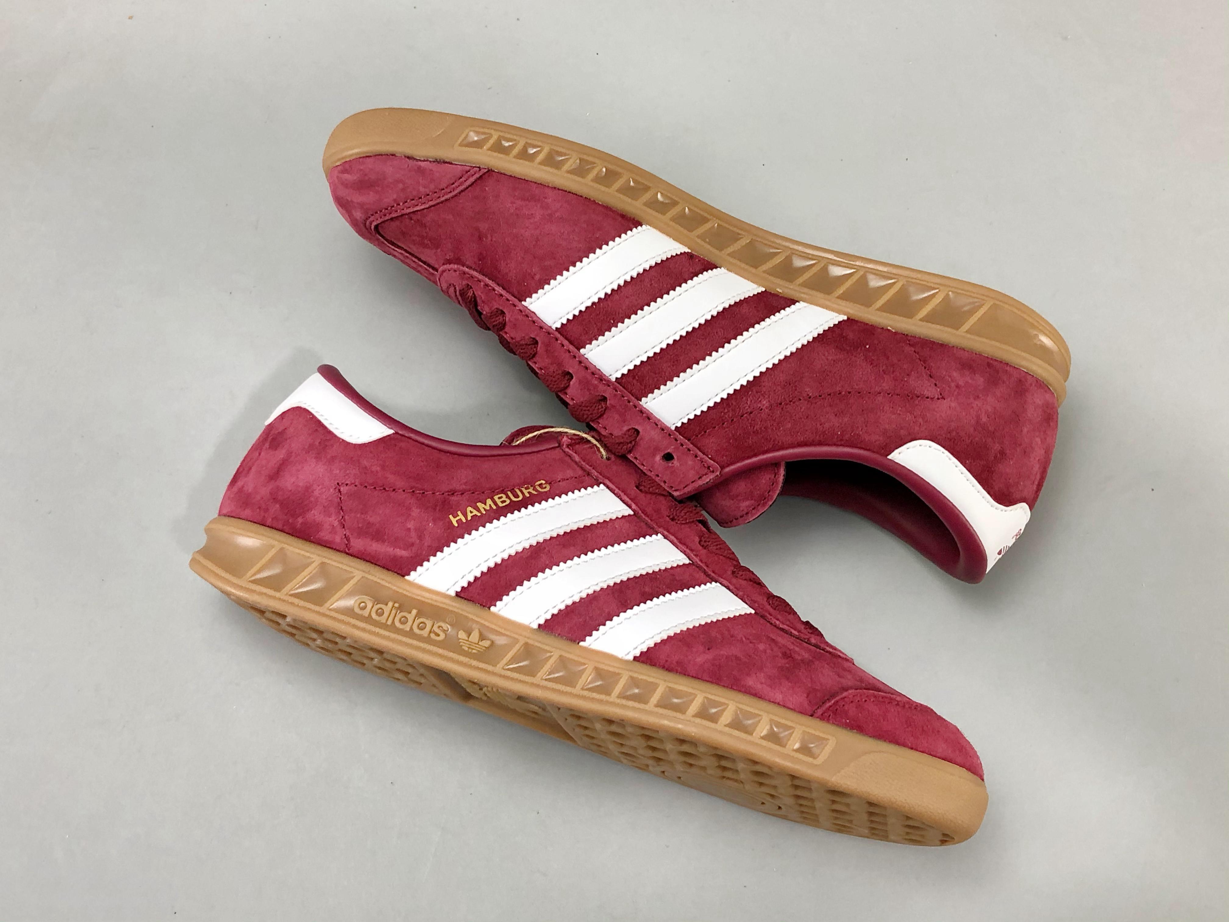 Adidas Originals Hamburg 'Red White' - Banlieue91