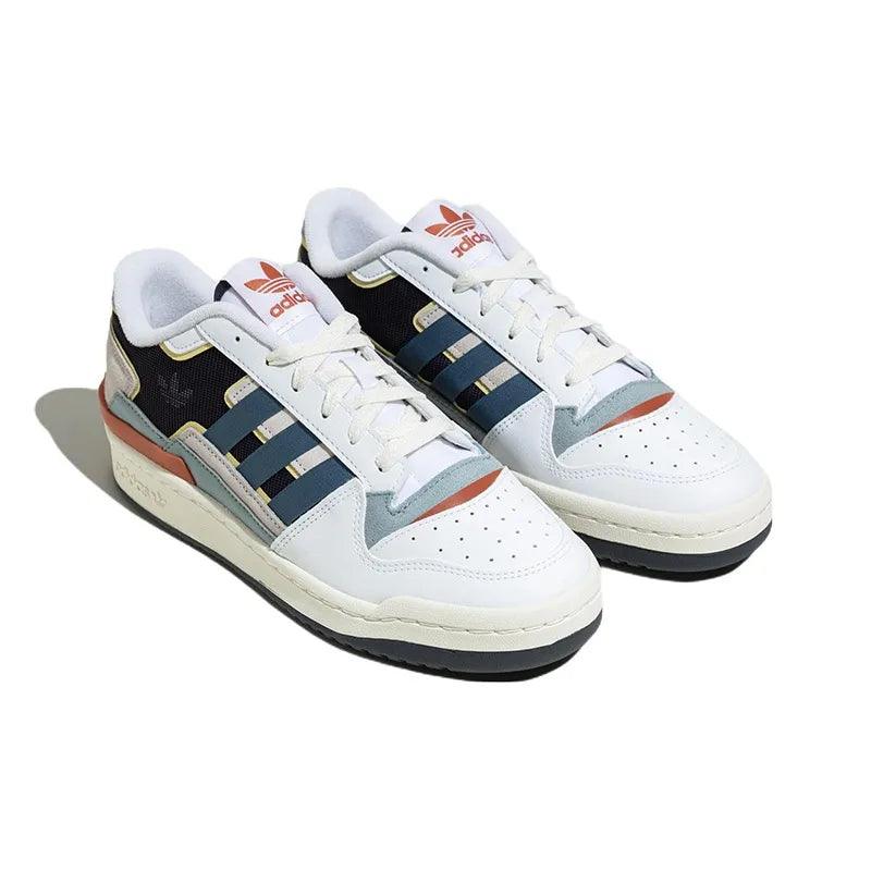 Forum Adidas Originals Exhibit Low 2.0 'White Almost Blue Magic Grey' - Banlieue91 -