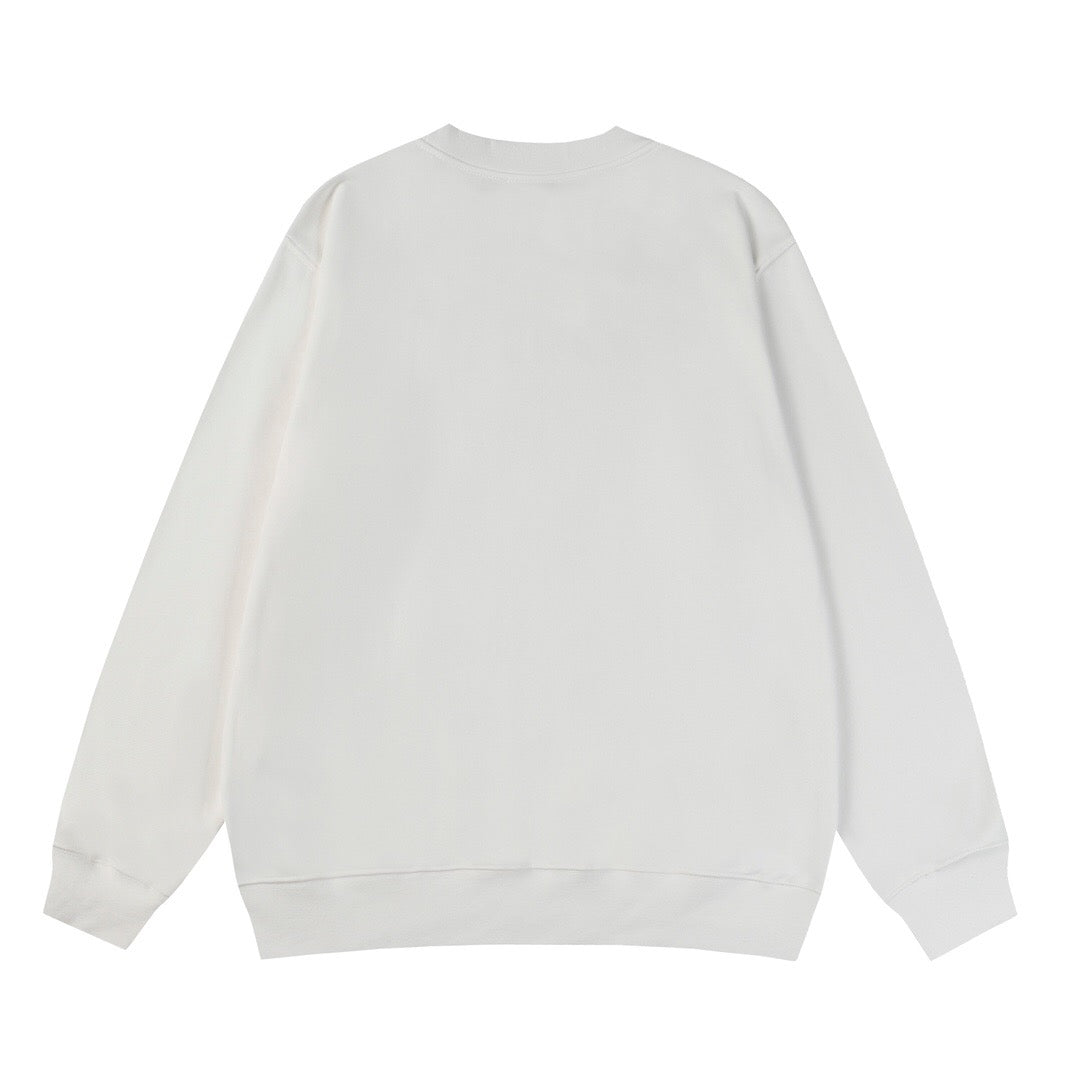 Moncler Logo-Embroidered Printed Cotton Jersey Sweatshirt White - Banlieue91