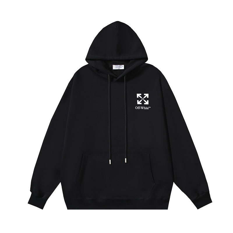 OFF-WHITE Arrows Print Hoodie White/Black - Banlieue91 -