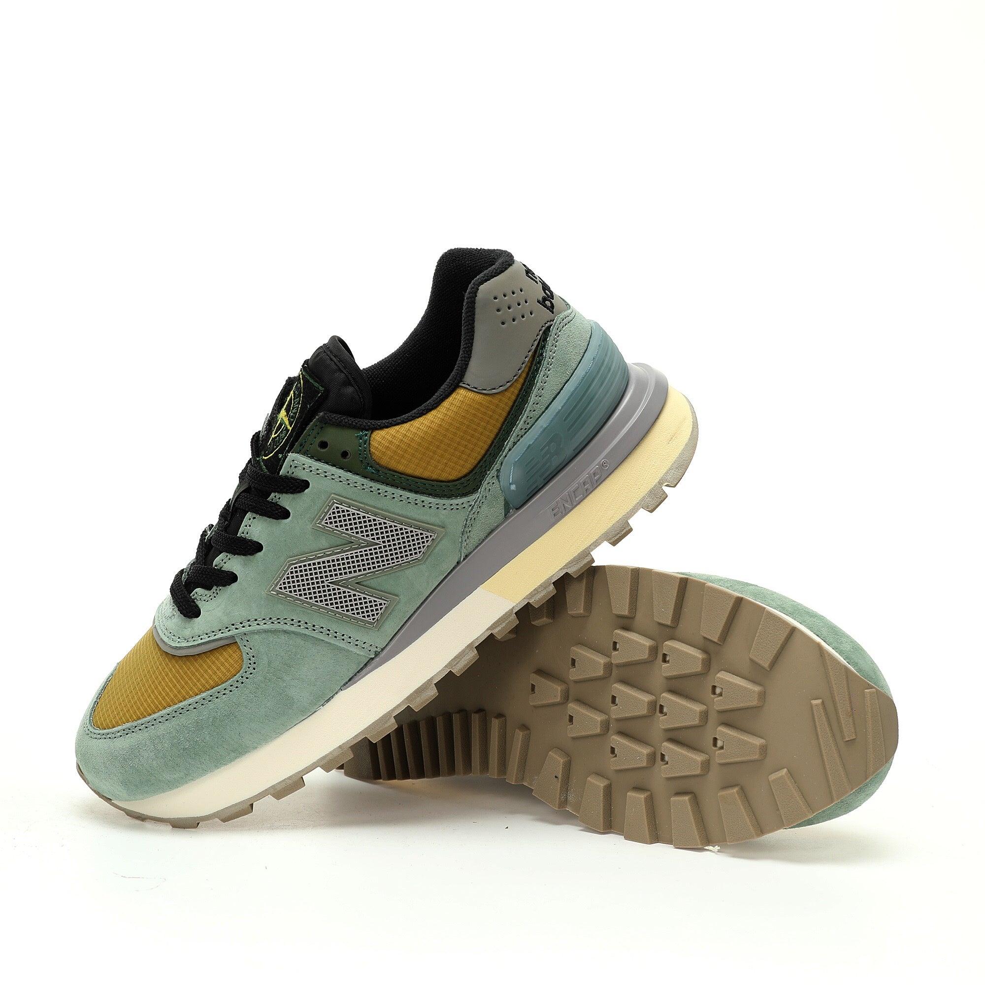 New Balance 574 Legacy Stone Island Light Green - Banlieue91