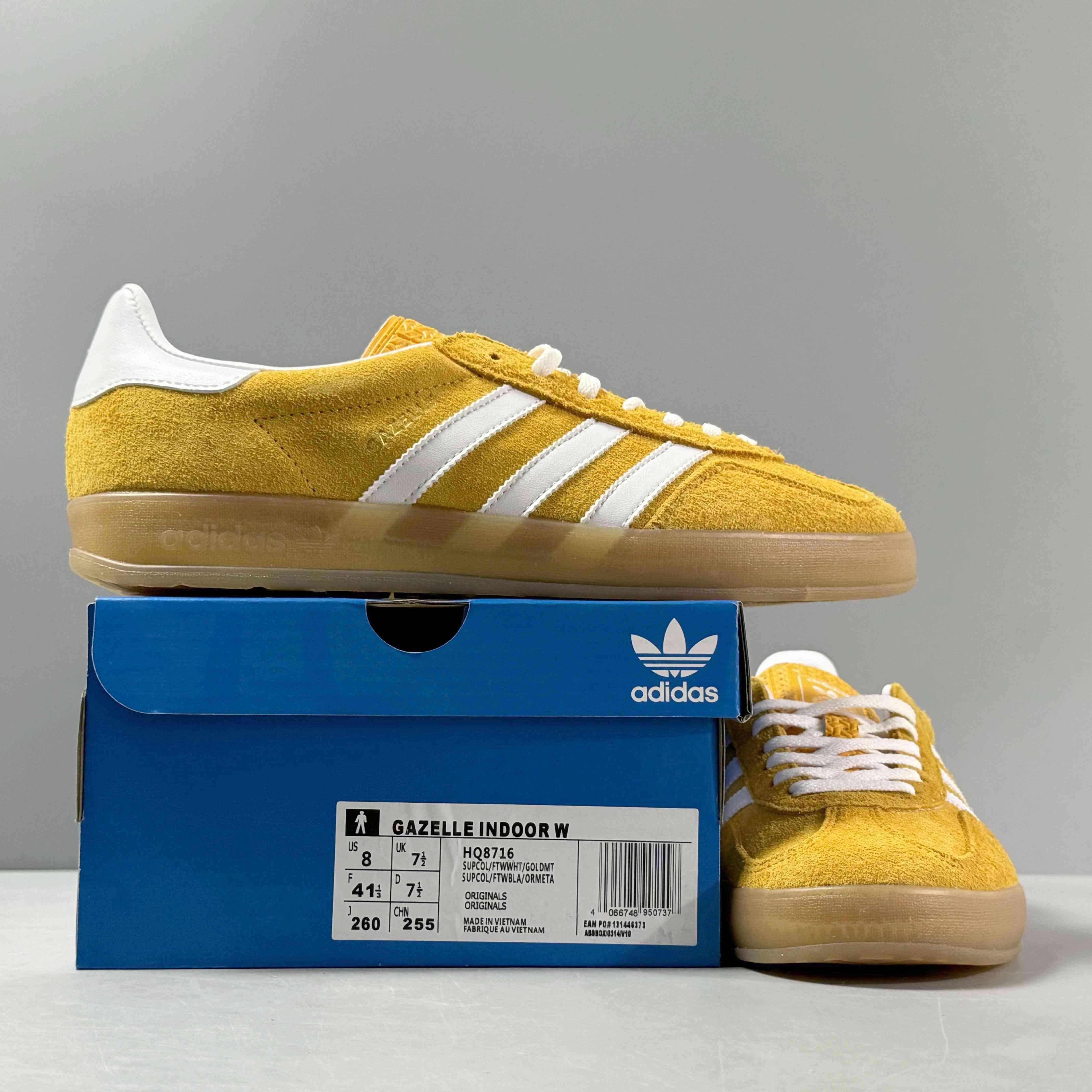 Adidas Originals Gazelle Indoor 'Orange Peel White' - Banlieue91