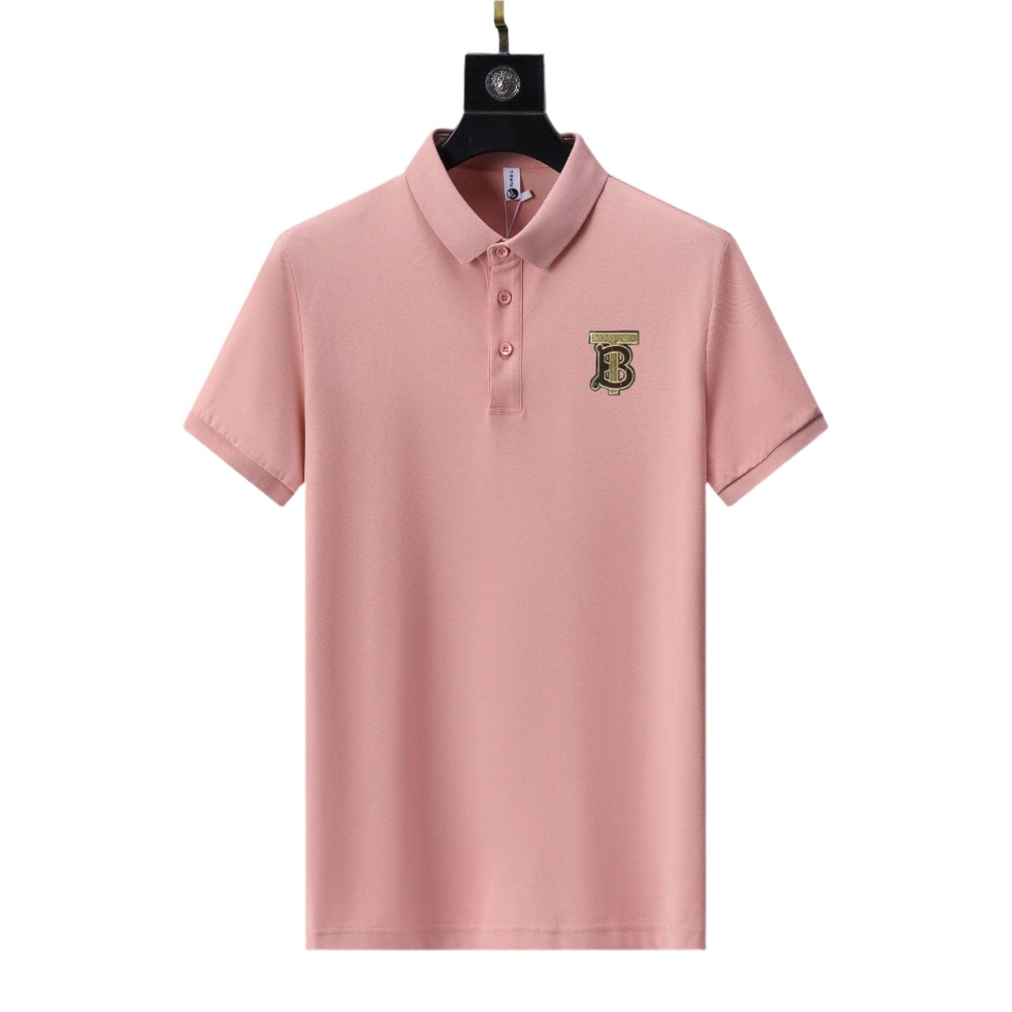 Burberry Pink T-Shirt With Collar