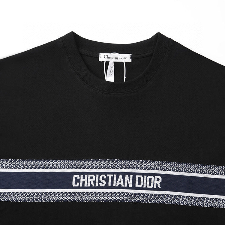 Dior T-Shirt Without Collar 'Black' - Banlieue91