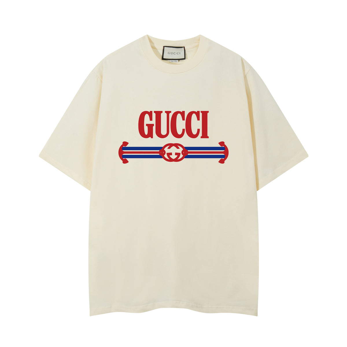 Gucci T-Shirt Without Collar 'Beige' - Banlieue91