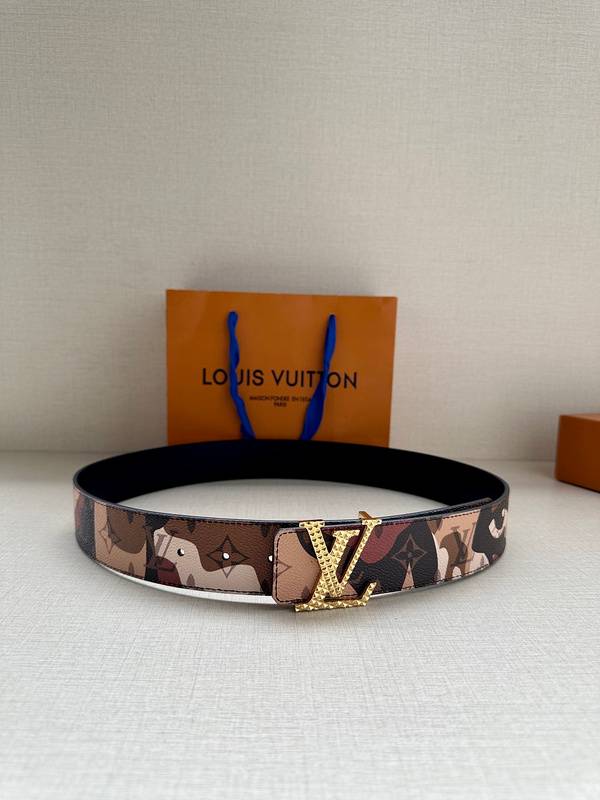 Louis Vuitton LV Initials Reversible Belt 'Brown' - Banlieue91