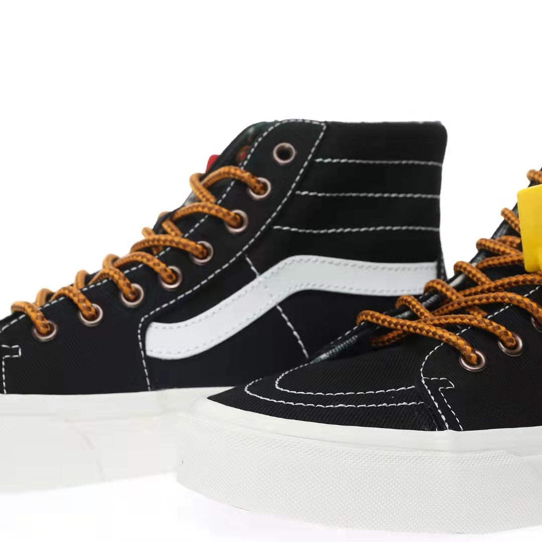 Vans Sk8-Hi Ca Throwback "Black/White/Brown" - Banlieue91 -