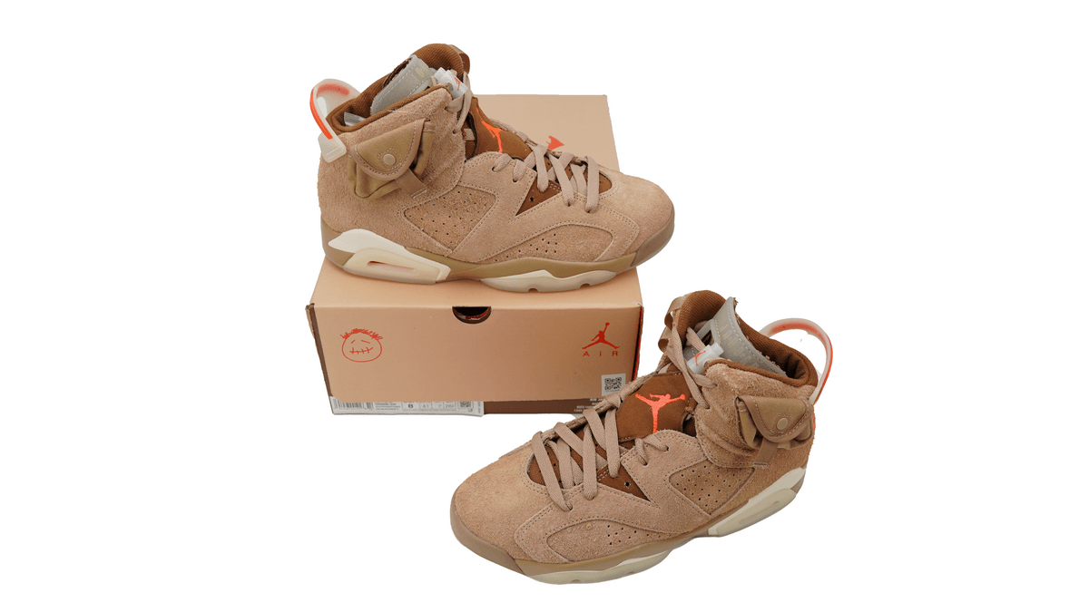 Air Jordan 6 Retro Travis Scott British Khaki - Banlieue91