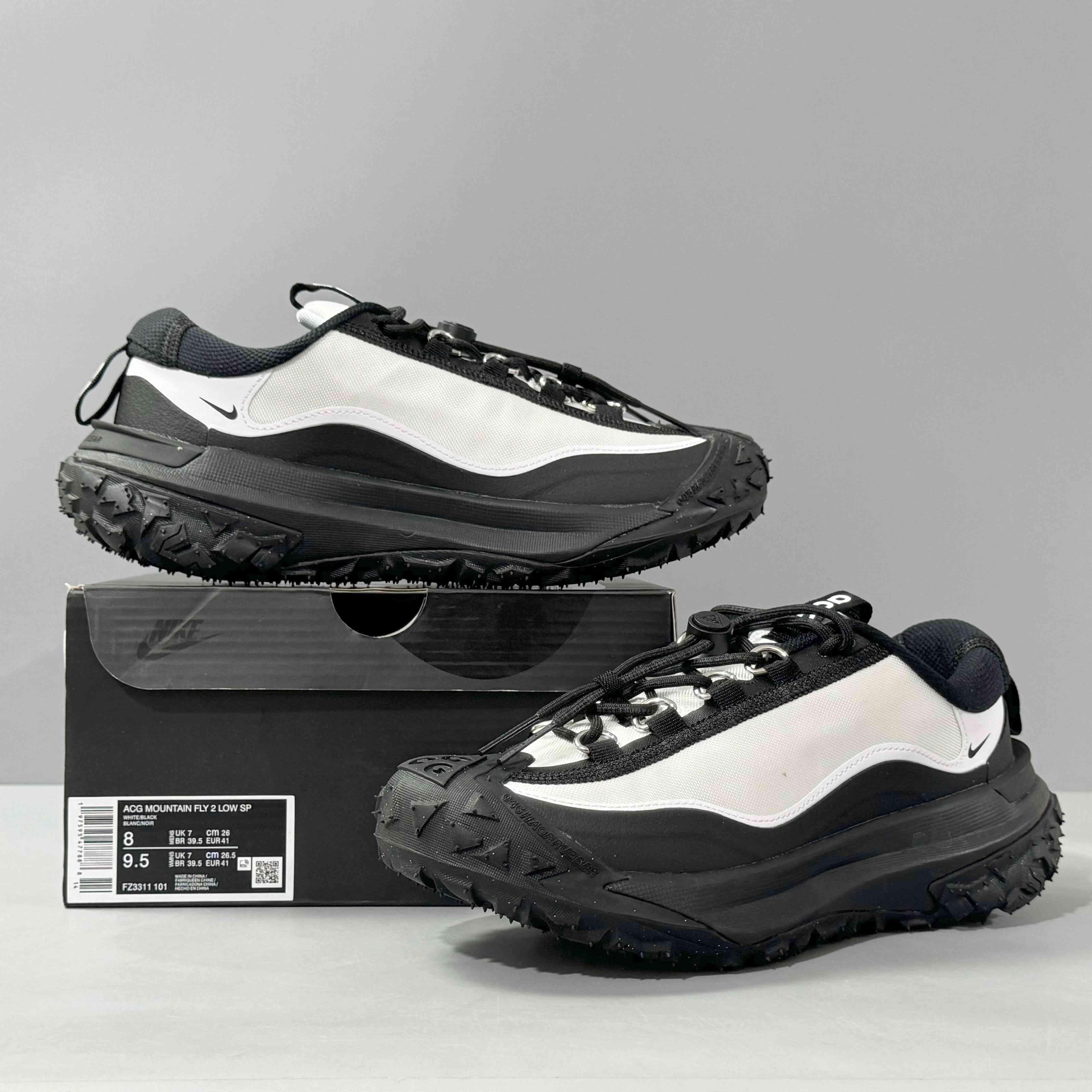 Nike ACG Mountain Fly 2 Low 'Comme des Garcons Homme Plus White Black' - Banlieue91