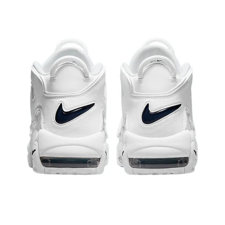 Nike Air More Uptempo 96 White White Midnight Navy - Banlieue91 -