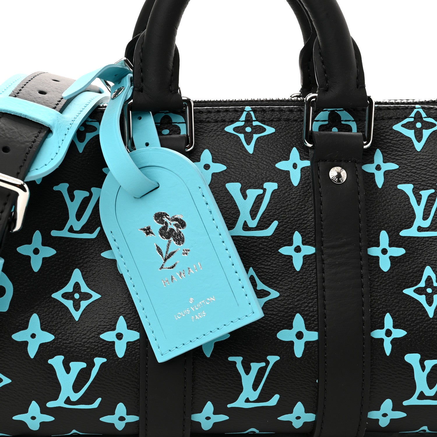 Louis Vuitton Monogram Playground Keepall Bandouliere 25 Black - Banlieue91