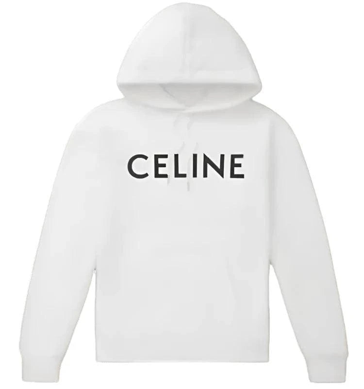 Celine Loose Hoodie White | Banlieue91