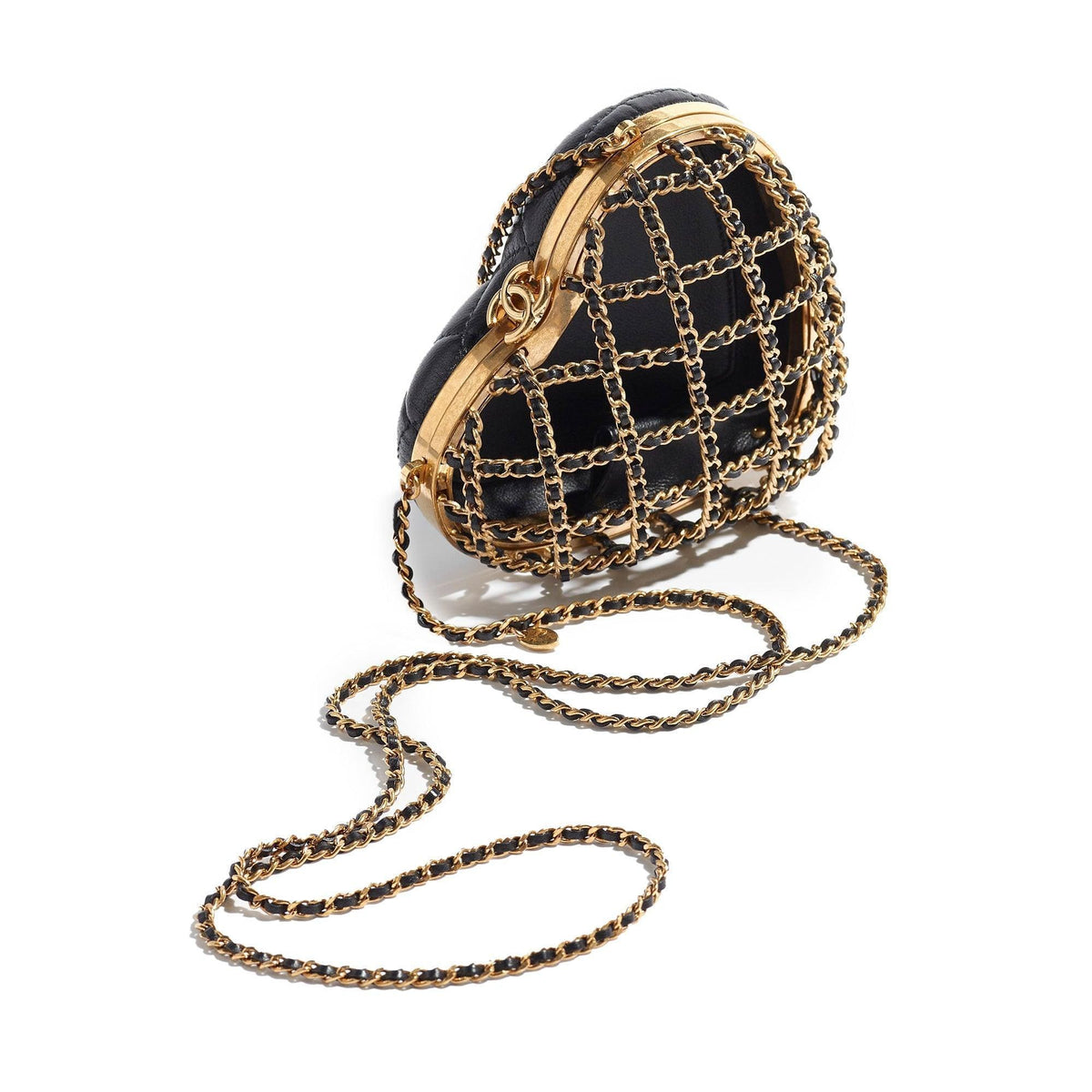 Chanel 2023 CC Heart Minaudiere Bag | Banlieue91