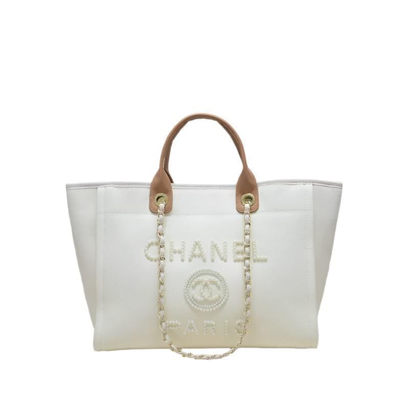 CHANEL MEDIUM BLACK PEARL BAG DEAUVILLE | Banlieue91