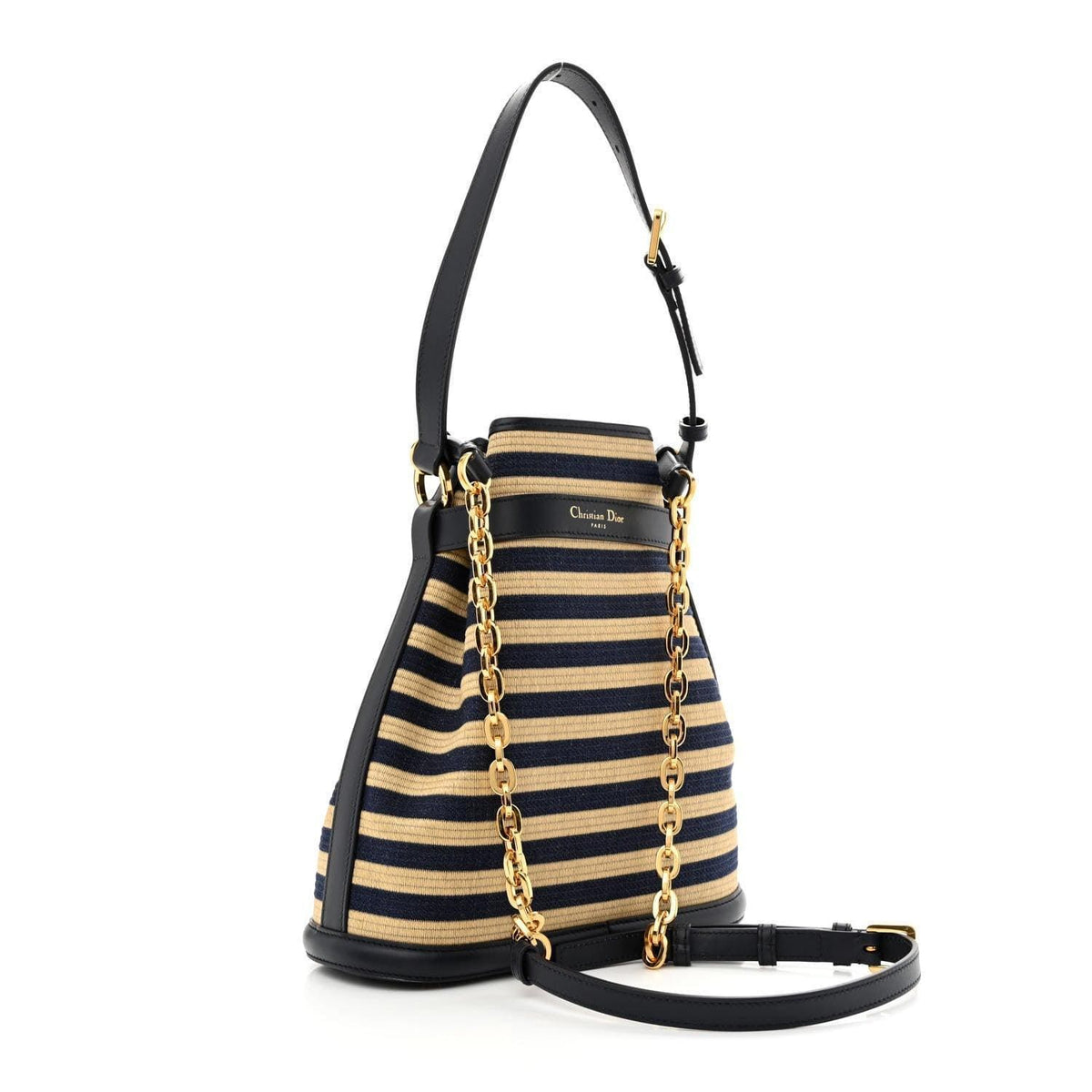 Chiristian Dior C'est Dior Bag Medium Hand Shoulder Bag Raffia Natural | Banlieue91