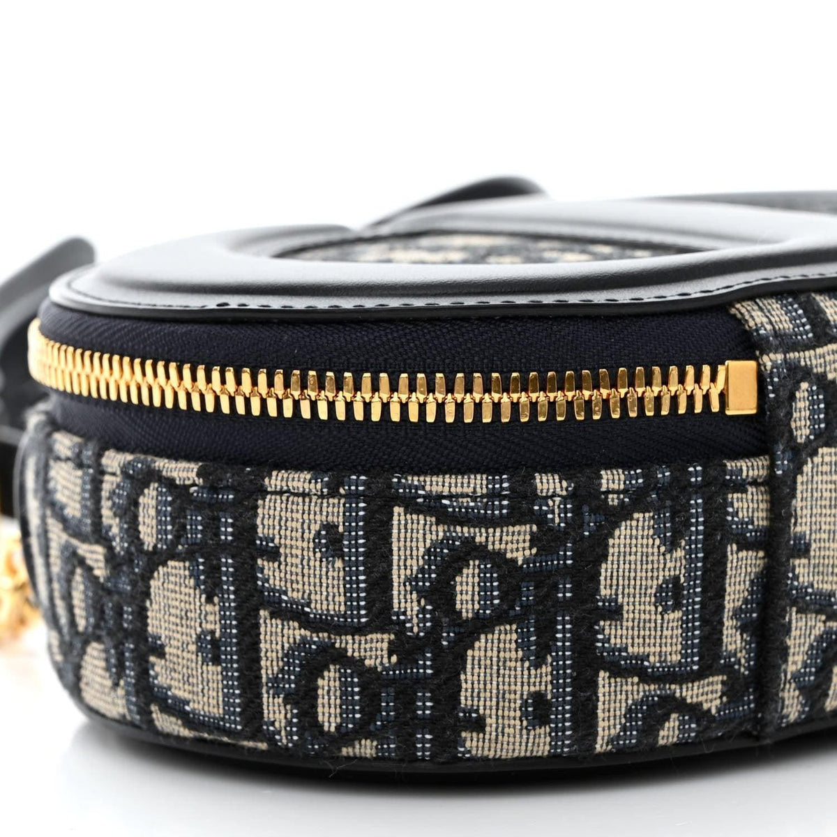 Christian Dior Signature Oval Camera Bag Calfskin with Embossed CD Signature | Banlieue91