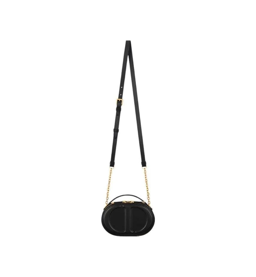 Christian Dior Signature Oval Camera Bag Calfskin with Embossed CD Signature | Banlieue91