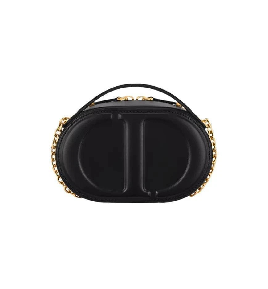 Christian Dior Signature Oval Camera Bag Calfskin with Embossed CD Signature | Banlieue91