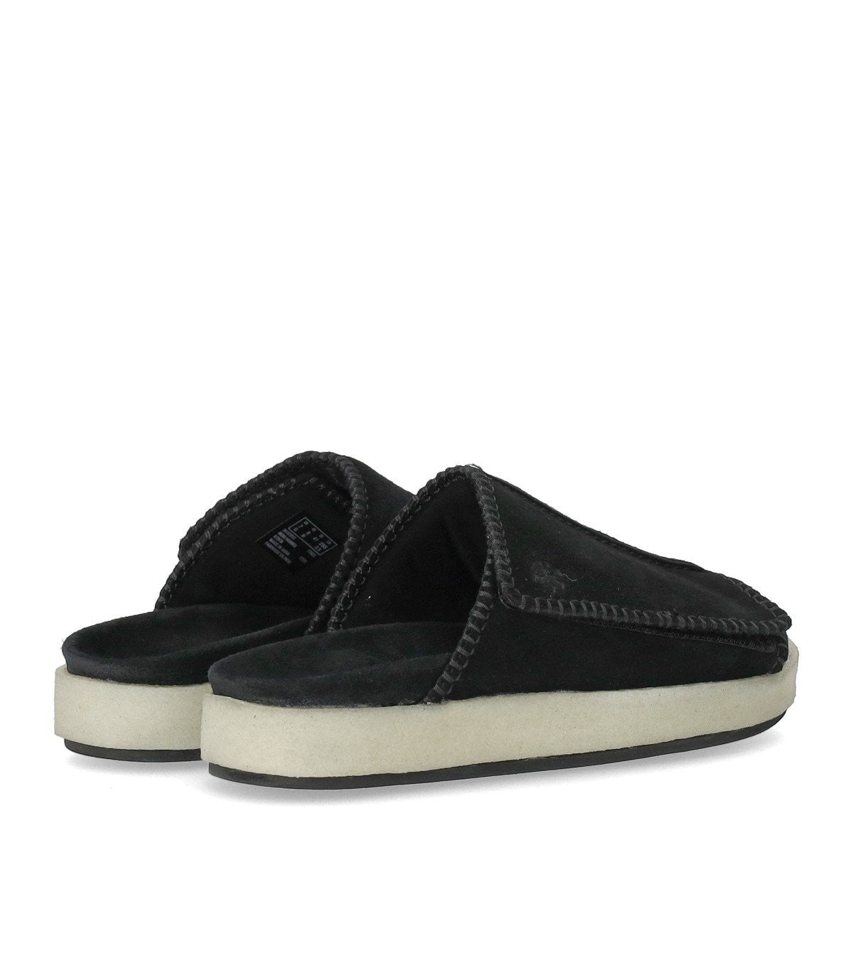 Clarks Overleigh Black Slide - Banlieue91 -