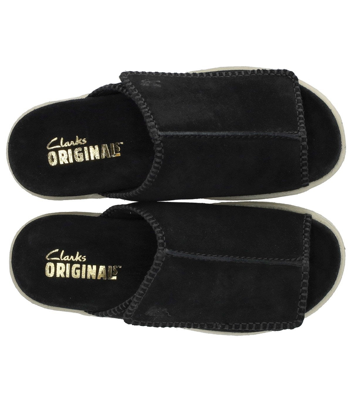 Clarks Overleigh Black Slide - Banlieue91 -