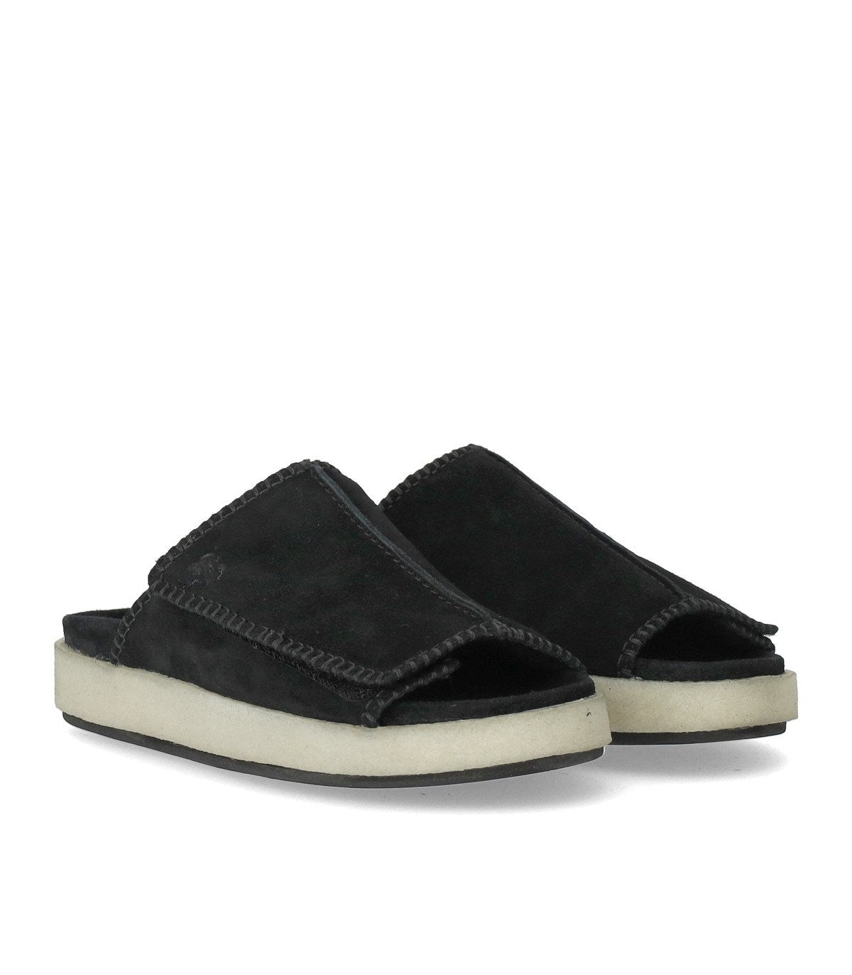 Clarks Overleigh Black Slide - Banlieue91 -