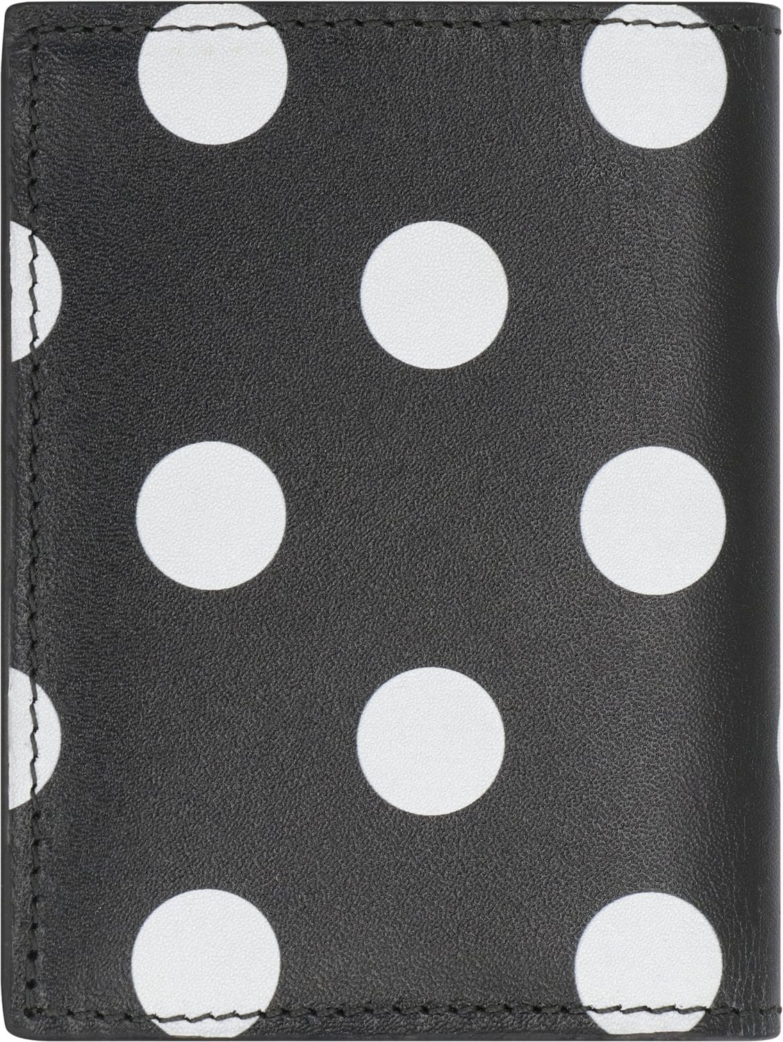COMME DES GARÇONS WALLET Mini Leather Wallet with Polka-Dot Motif | Banlieue91