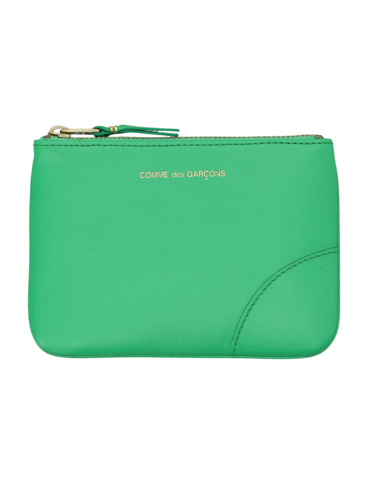 COMME DES GARÇONS WALLET Mini Leather Zip Pouch Handbag | Banlieue91